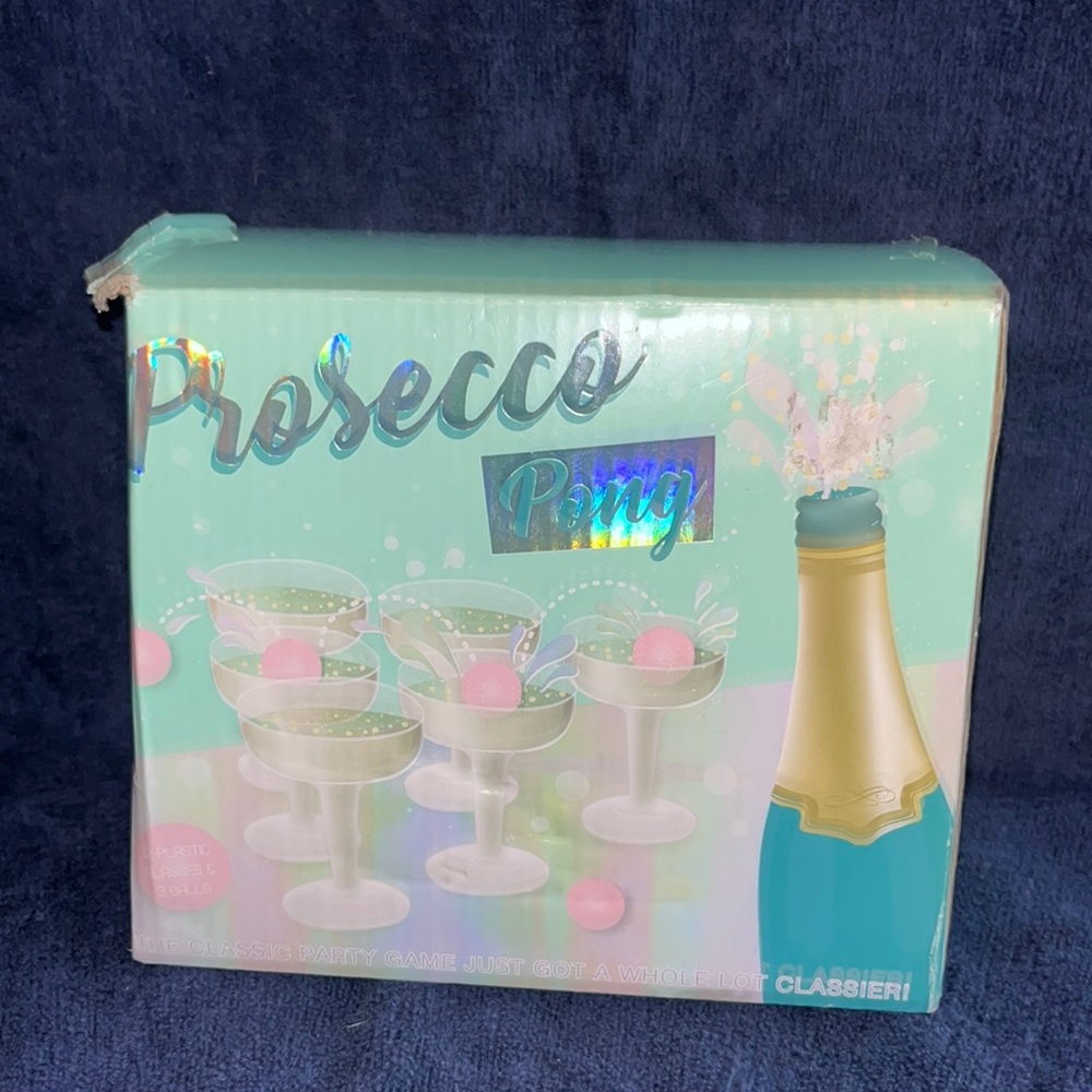 NWOT this new, never used Prosecco Pong game is ready to start your party!
